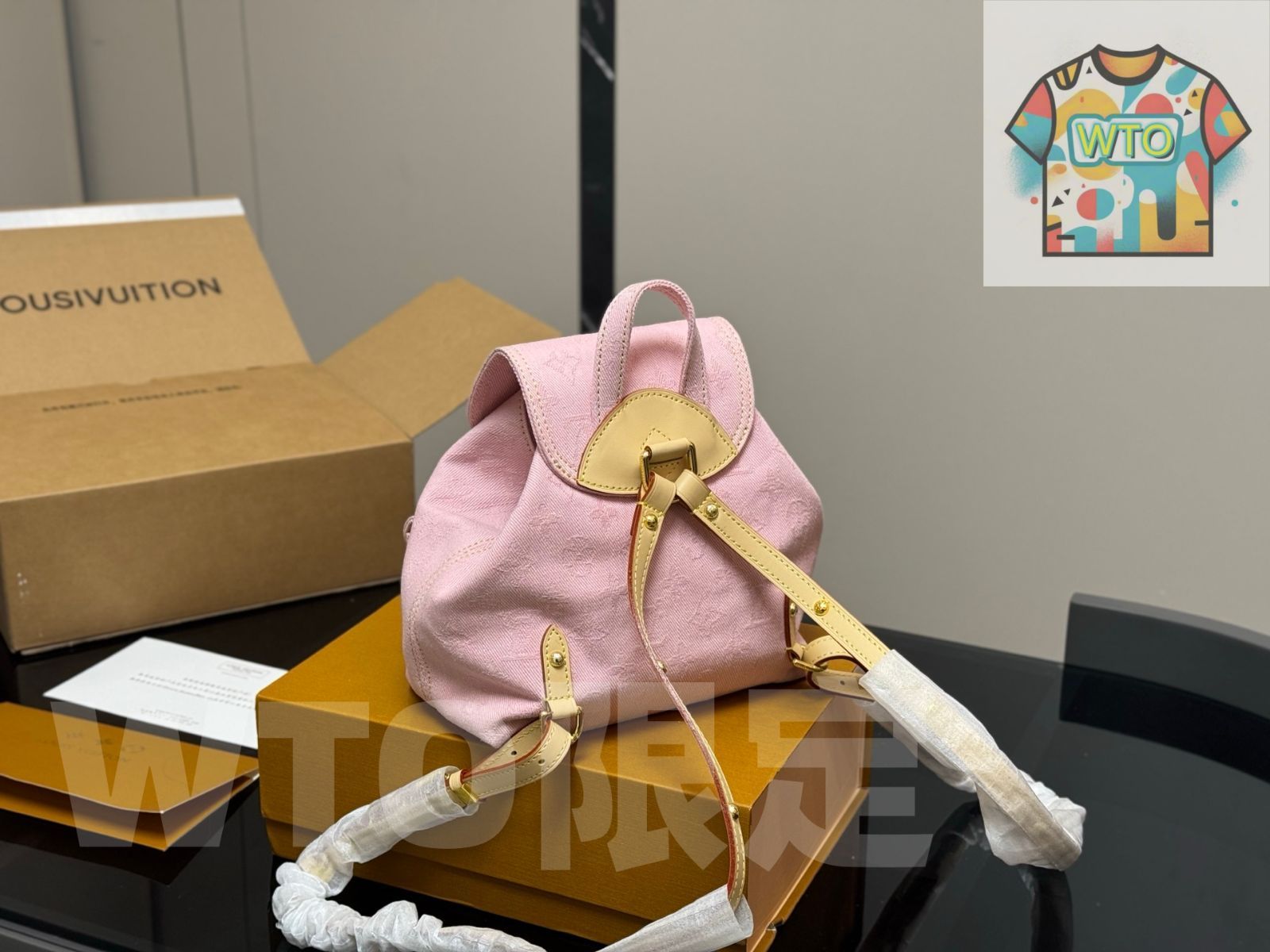 WTO通販 LV Denim Backpack ルイ ヴィトン デニム バックパック-WTO輸入-XOB84 MERCADOAVALIA_COM_BR