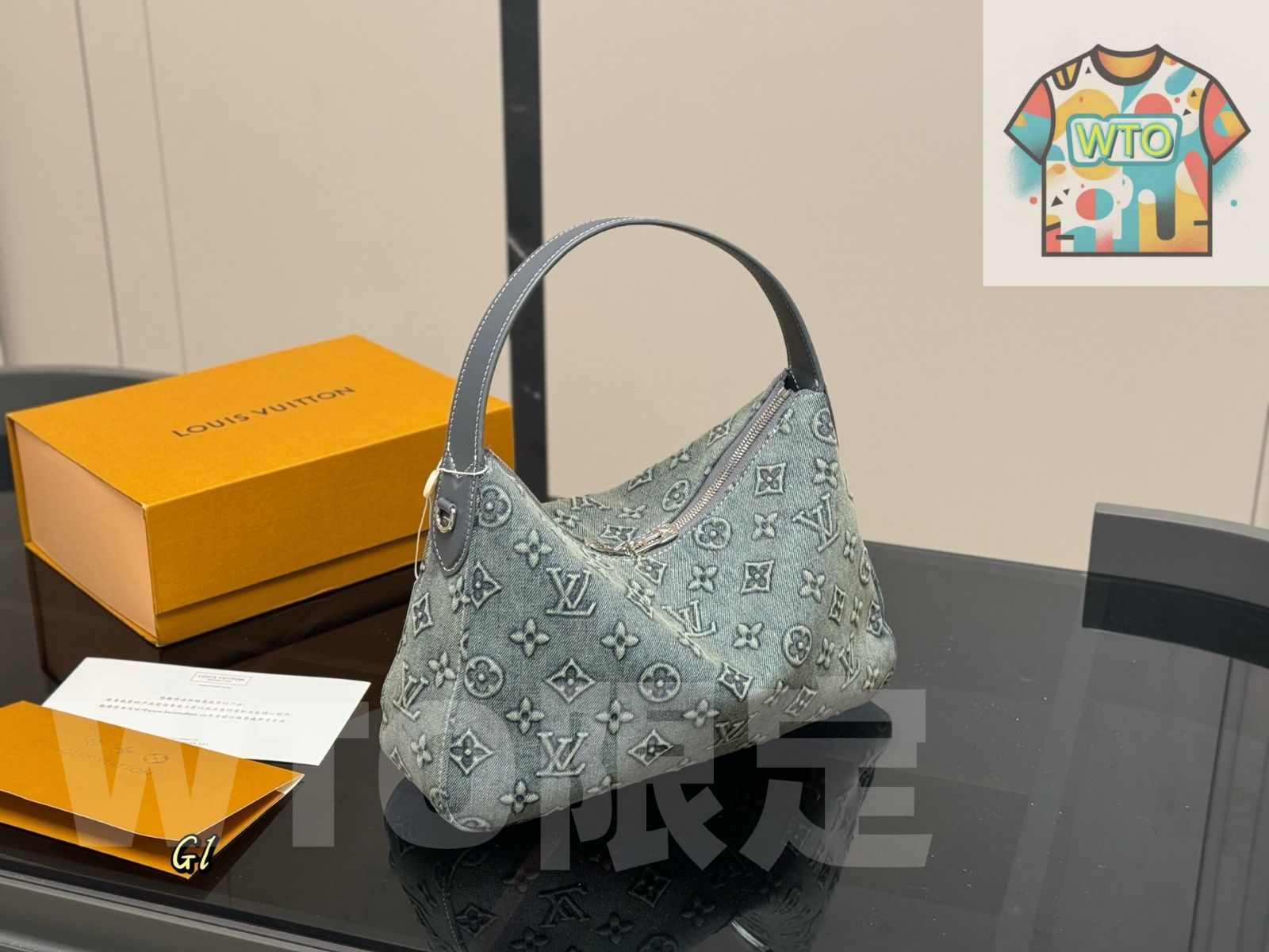 今日 Gorgeous LV ゴージャスルイ ヴィトン ヴィンテージ ホボ アリアンドバッグ 32×22cm