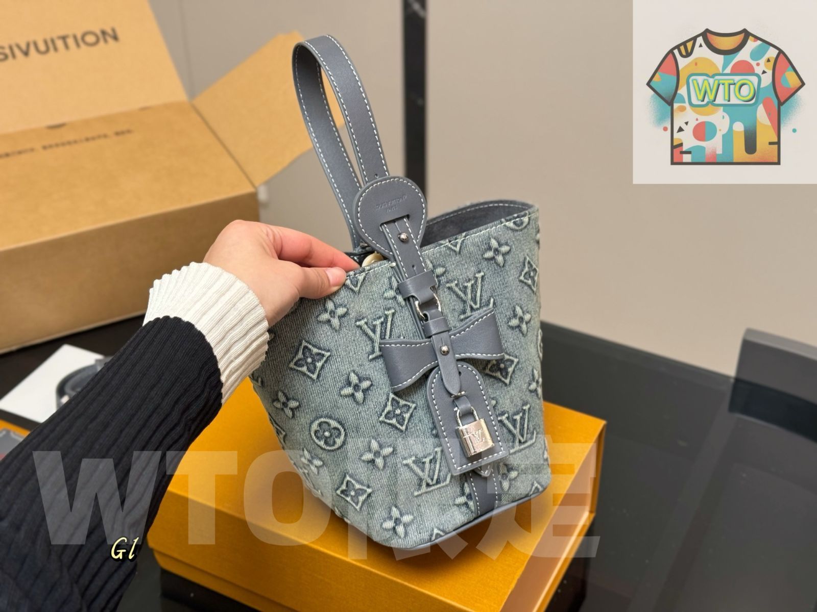 WTO通販 Glamorous LV ゴージャスルイ ヴィトン ヴィンテージ バケットバッグ-WTO輸入-VBT16