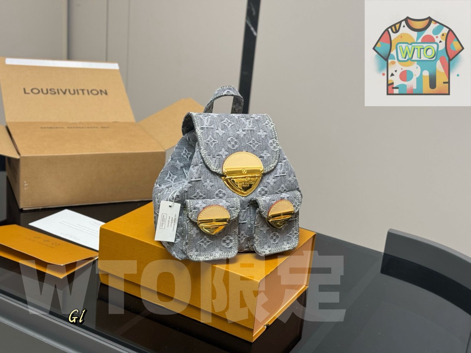 WTO通販 LV Denim Backpack ルイ ヴィトン デニム バックパック-WTO輸入-SEI05