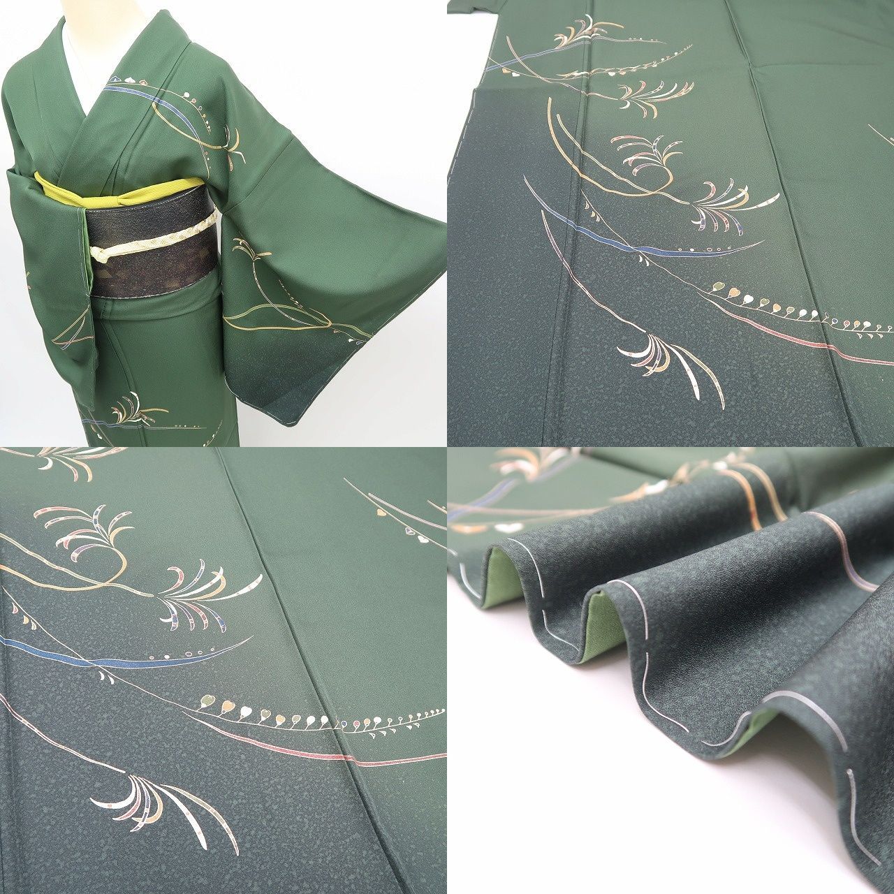 みーちゃん✾ｍ2006＊正絹 単衣 手縫い仕立て 訪問着 ✾まめ藤✾m2367＊新品 正絹 手縫い仕立て 訪問着 - メルカリ