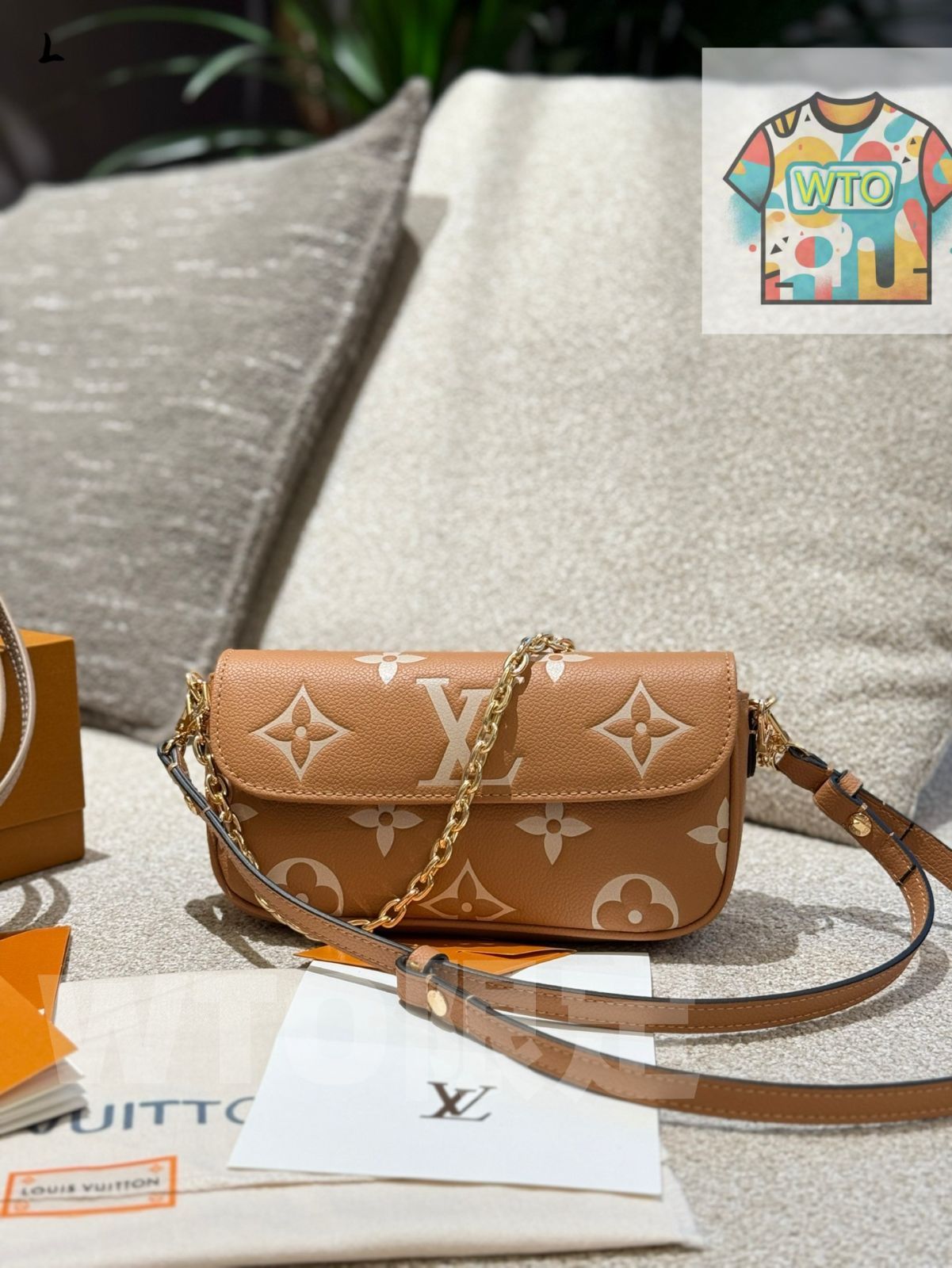  WTO通販 LV Wallet On Chain ルイ ヴィトン WOC モノグラム キャンバス クロスバッグ-WTO輸入-GMZ 19 ショルダーバッグ ショルダーバッグ