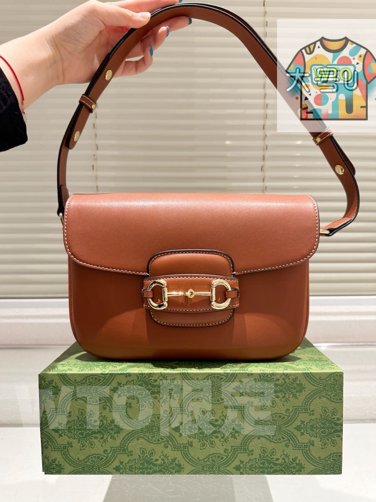 WTO通販 Gucci 1955 Vintage Saddle Bag グッチ 1955 ヴィンテージサドルバッグ-WTO輸入-NIW93