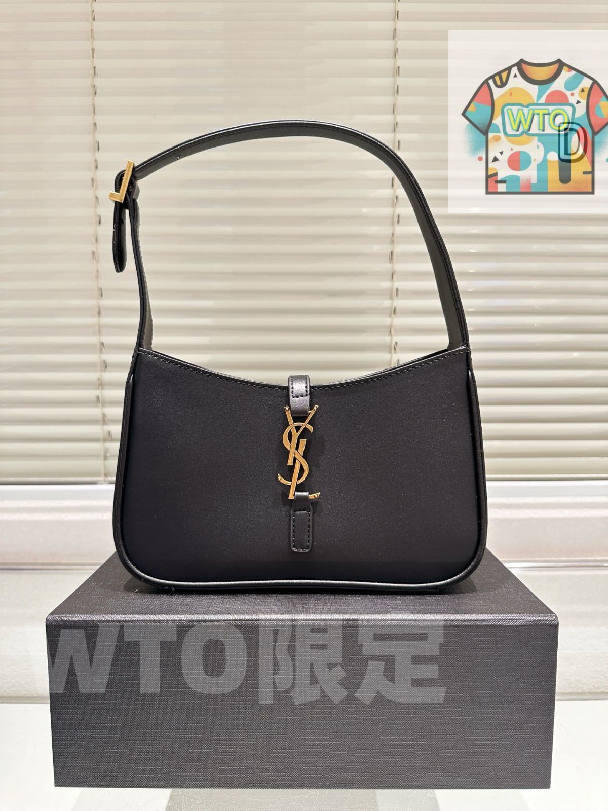 WTO通販 Cute YSL キュートイエスラン スムースレザー アリアンドバッグ-WTO輸入-DMS12