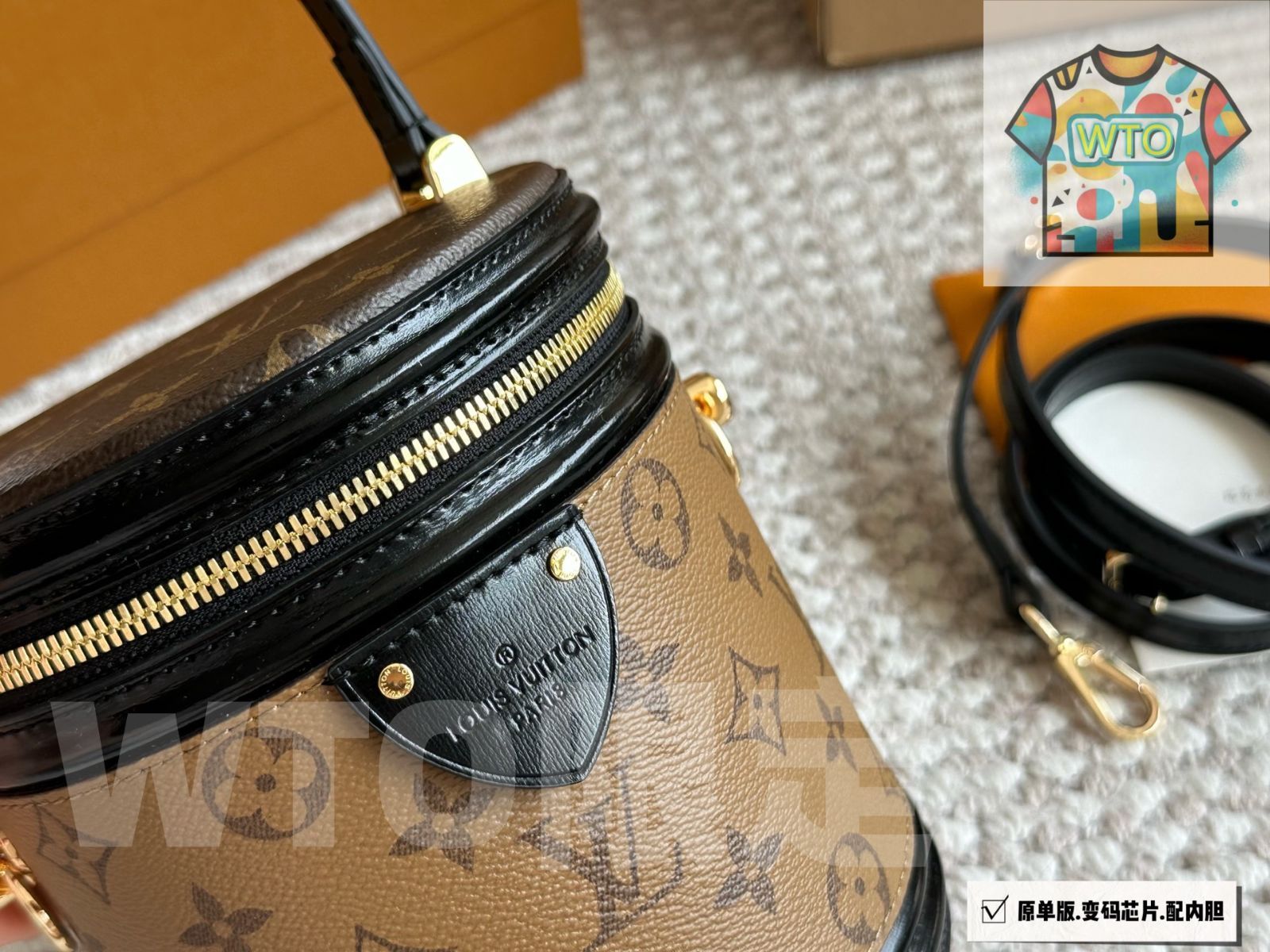 WTO通販 Luxurious LV ラグジュアリールイ ヴィトン キャノン ローンチバケットバッグ-WTO輸入-ABA15