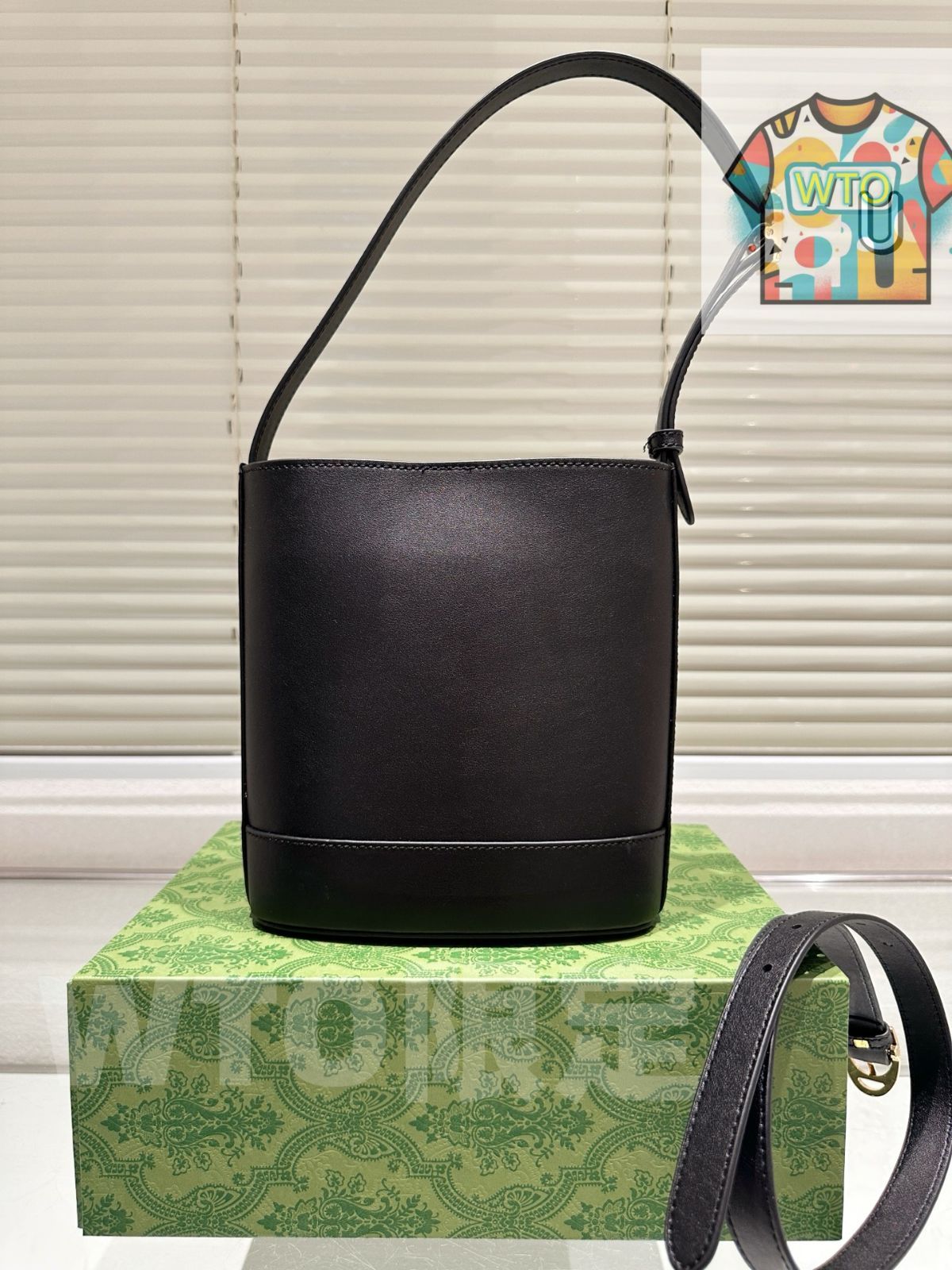 WTO通販 Gucci Monogram Horsebit Bucket Bag グッチ モノグラム ホースビット バケット バッグ-WTO輸入-VYD59 WWW_RSTRENDYBIZ_COM