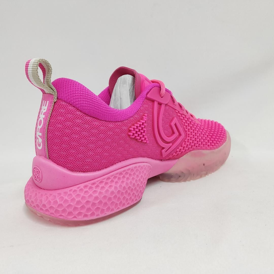 新品 未使用 ジーフォア QRT1ピッケル ゴルフシューズ ピンク 22.5cm