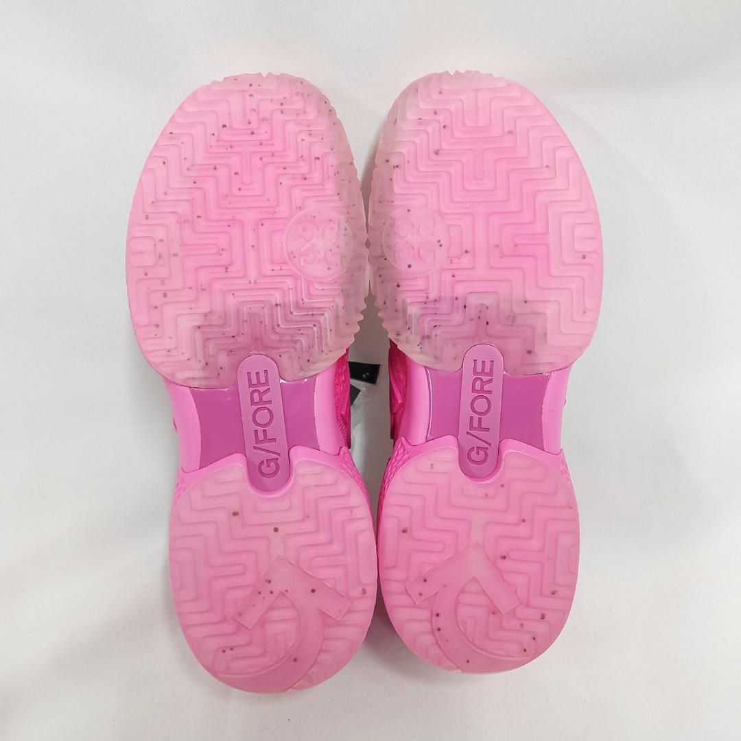 新品 未使用 ジーフォア QRT1ピッケル ゴルフシューズ ピンク 22.5cm