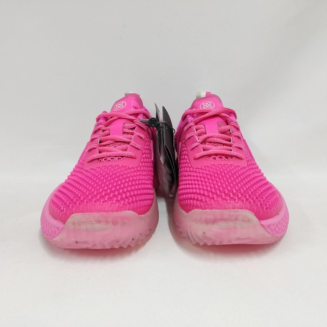 新品 未使用 ジーフォア QRT1ピッケル ゴルフシューズ ピンク 22.5cm