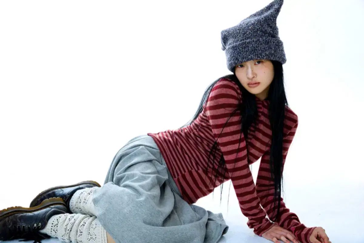 コイッセイオ キャット ビーニー グレー