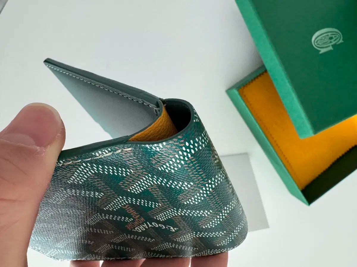 Masion Goyard ゴヤール BIG TOUARDE 二つ折り財布 グリーン