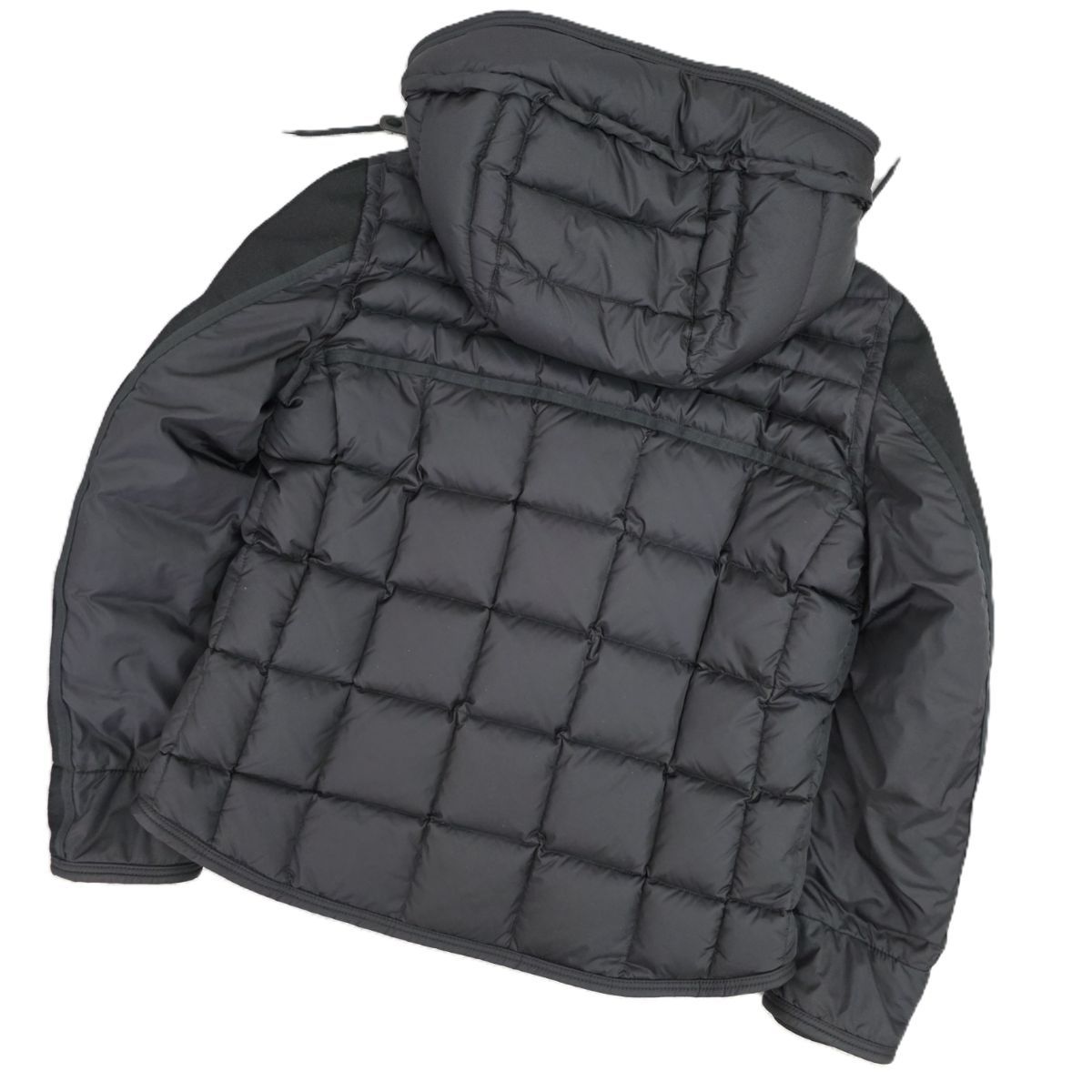 MONCLER モンクレール RYAN ライアン ナイロン×ウール 切り替え 牛革