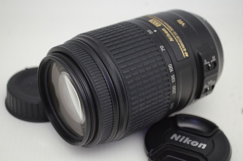 Nikon ニコン AF-S DX NIKKOR 55-300mm F4.5-5.6G ED VR APS-C ズームレンズ ポーチ付 251029ab