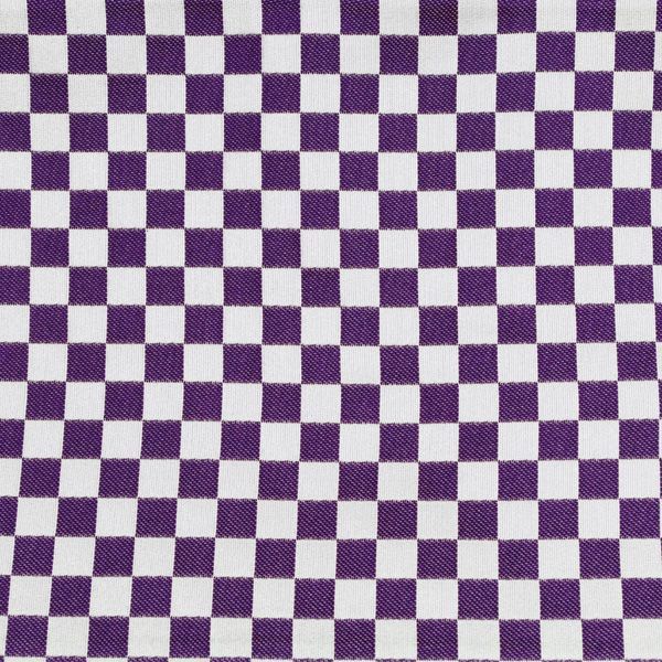 浴衣帯 半幅帯 小袋帯 細帯 リバーシブル ポリエステル 仕立て上がり 紫色 市松格子 矢絣模様 粋 モダン 桐生織 女性 レディース 10代〜50代 60代 着物 浴衣 yuobi-r 1-gu 13