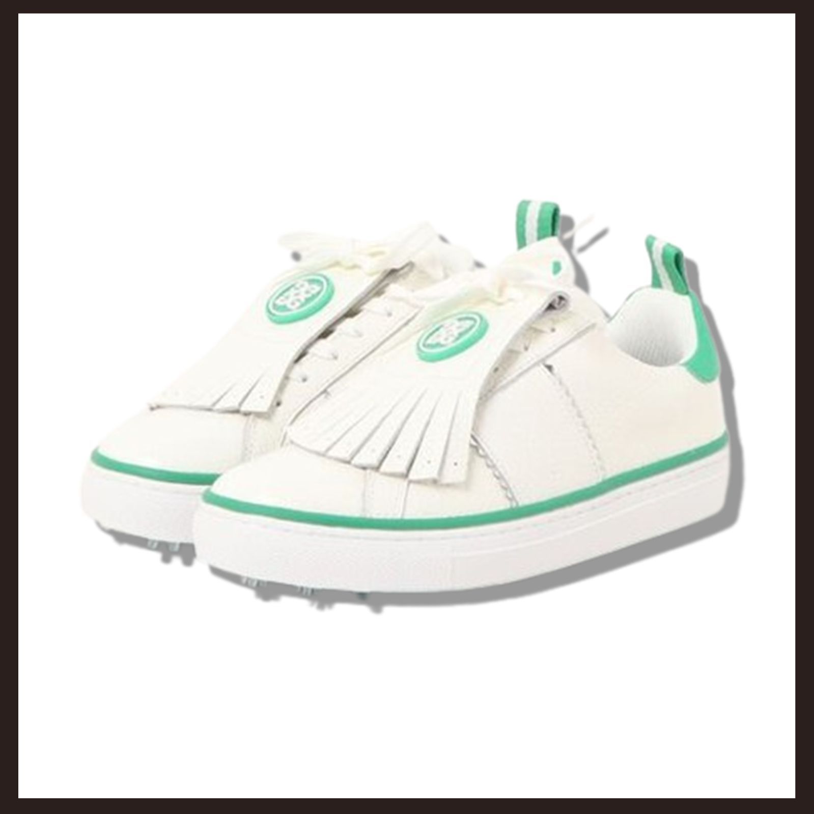 ジーフォア ディスラプター ゴルフシューズ ホワイト 24cm G FORE タッセル付きゴルフシューズ