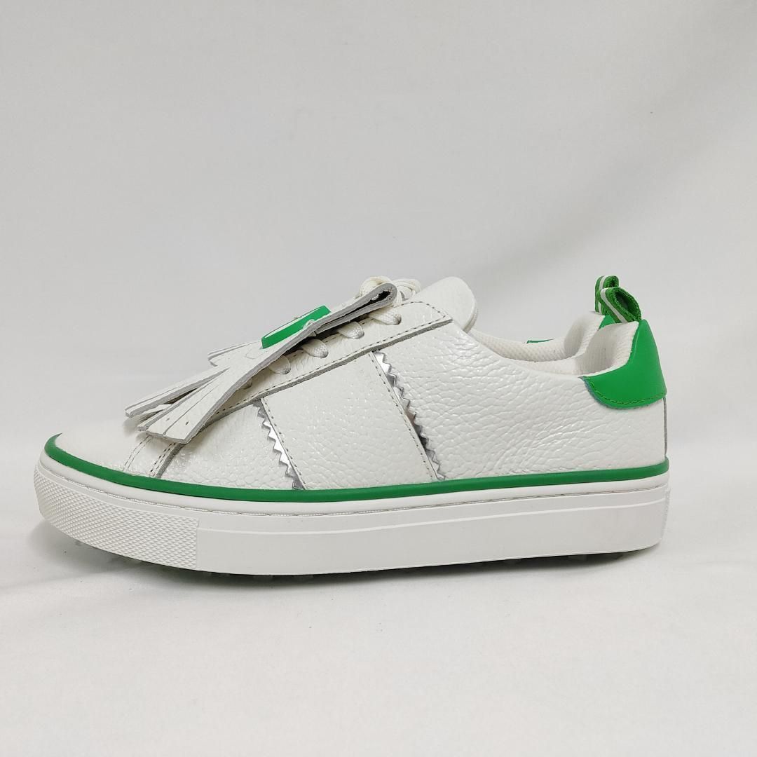 【未使用】ジーフォア ツートーン ディスラプター ゴルフ シューズ 白 24 新品 未使用 ジーフォア ディスラプター ゴルフシューズ ホワイト 24cm