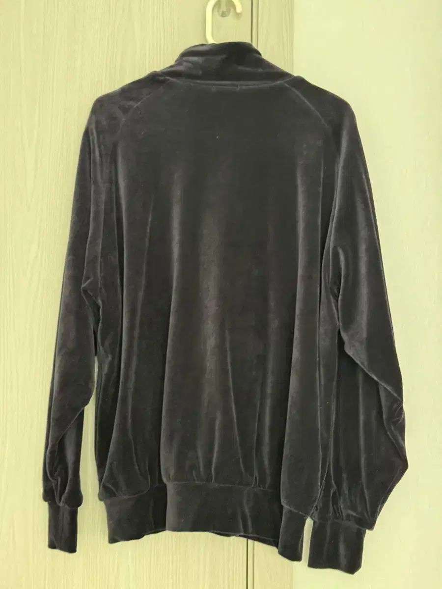 2 コモリ ベロア トラック ジャージジャケット -ネイビー