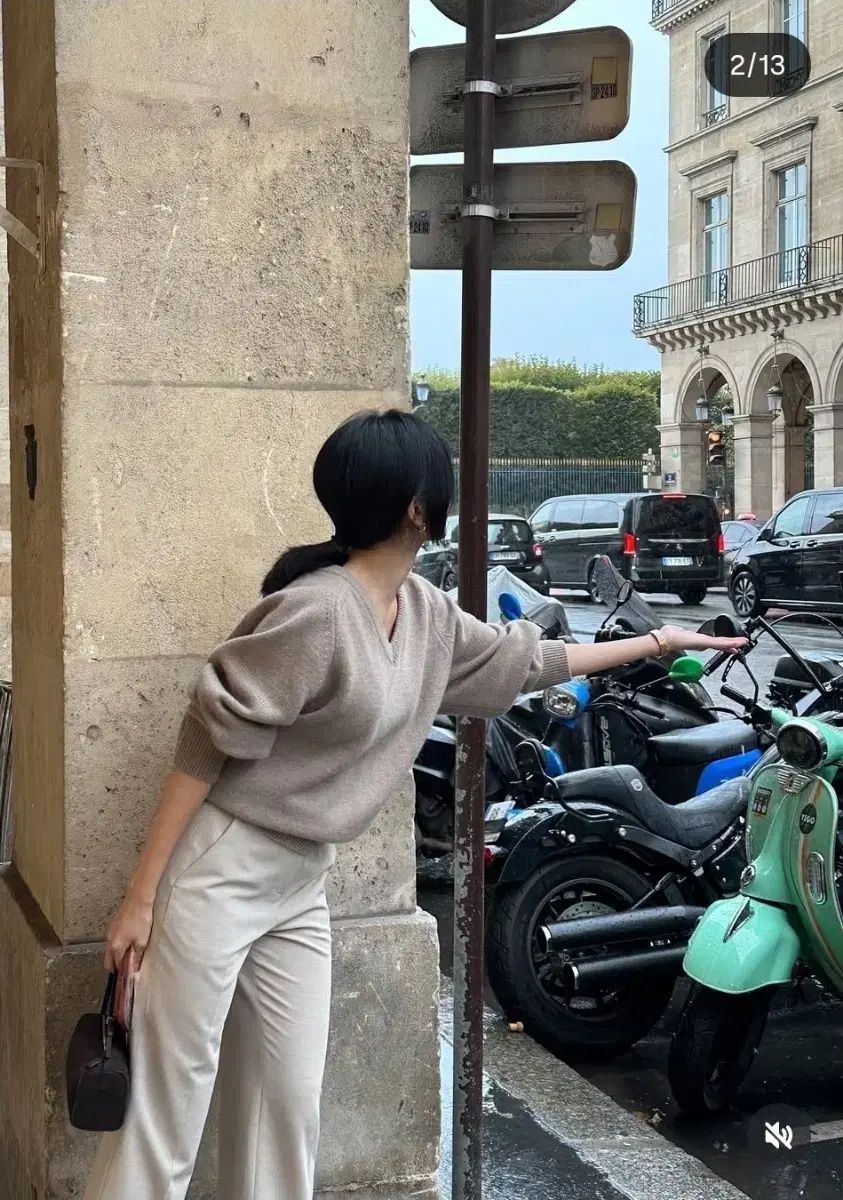 レティチェラ FW 起毛 ウールパンツ