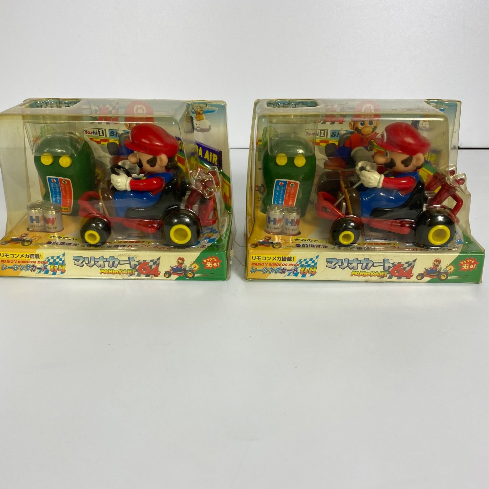 新品未開封 2個セット マリオカート64 リモコンメカ レーシングカート