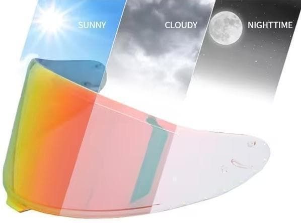 フォトクロミックレッド CWR-F2 SHOEI x-fifteen / Z-8 対応 シールド