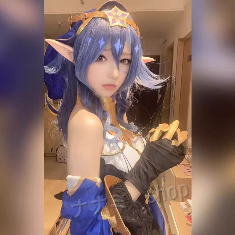 原神 げんしん 莱依拉コスプレ衣装 豪華版 フルセット コスプレ衣装 ウィッグ付き 靴追加 可 コスチューム cosplay 演