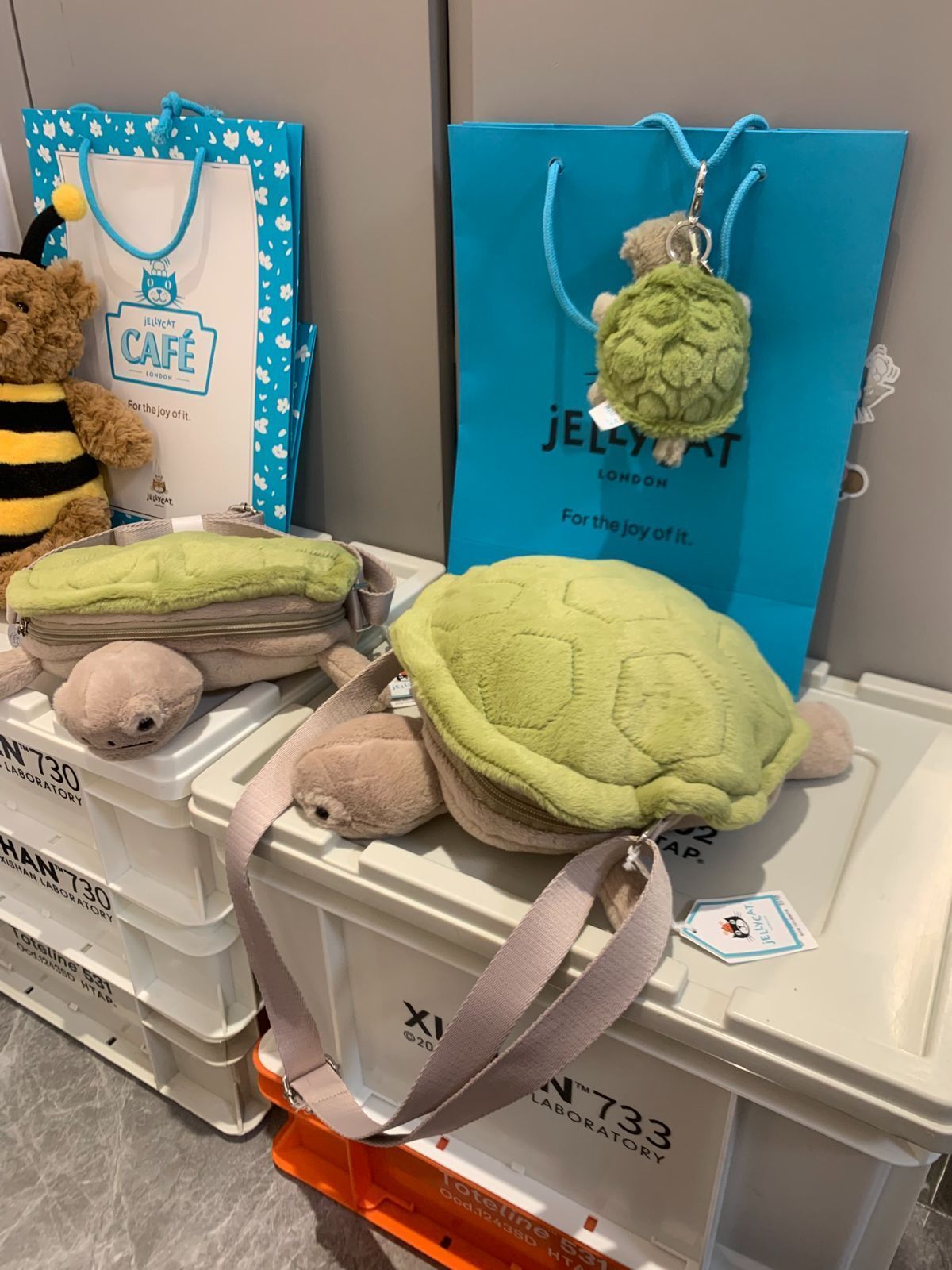 jellycat Timmy Turtle Bag大人気なバッグ大容量 かわいい 好き 子供