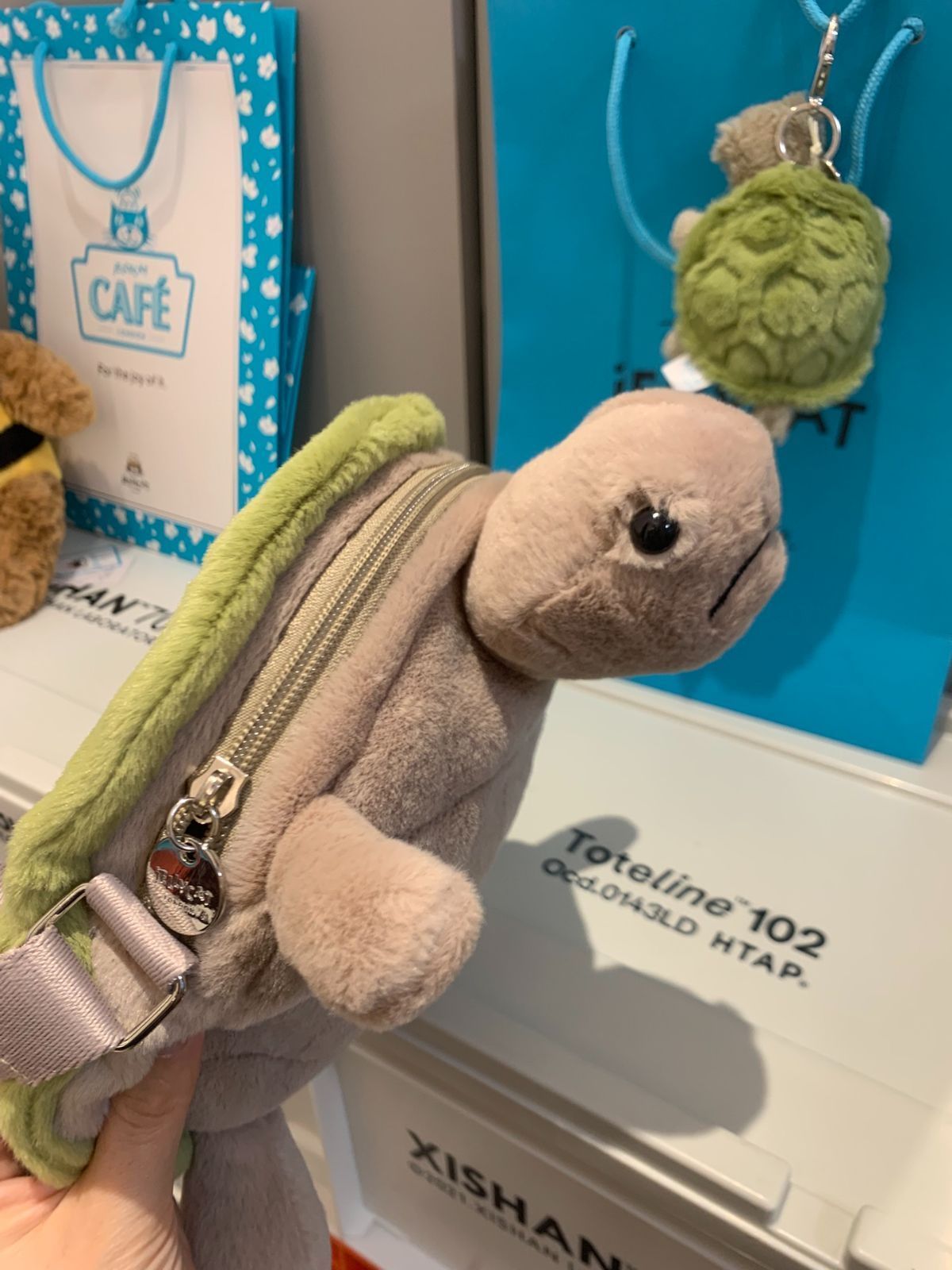 jellycat Timmy Turtle Bag大人気なバッグ大容量 かわいい 好き 子供