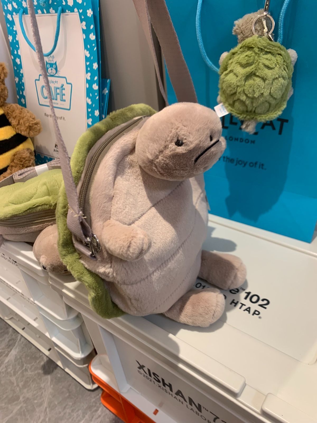 jellycat Timmy Turtle Bag大人気なバッグ大容量 かわいい 好き 子供