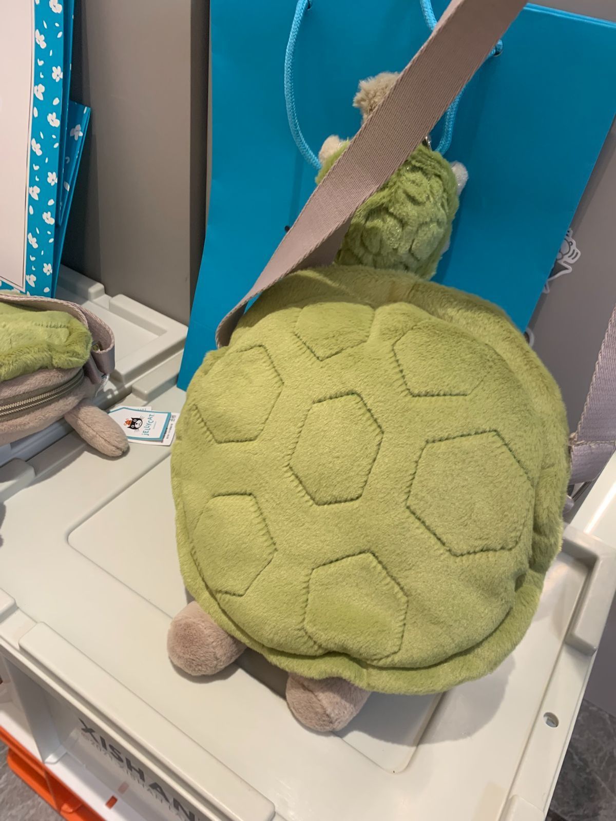 jellycat Timmy Turtle Bag大人気なバッグ大容量 かわいい 好き 子供