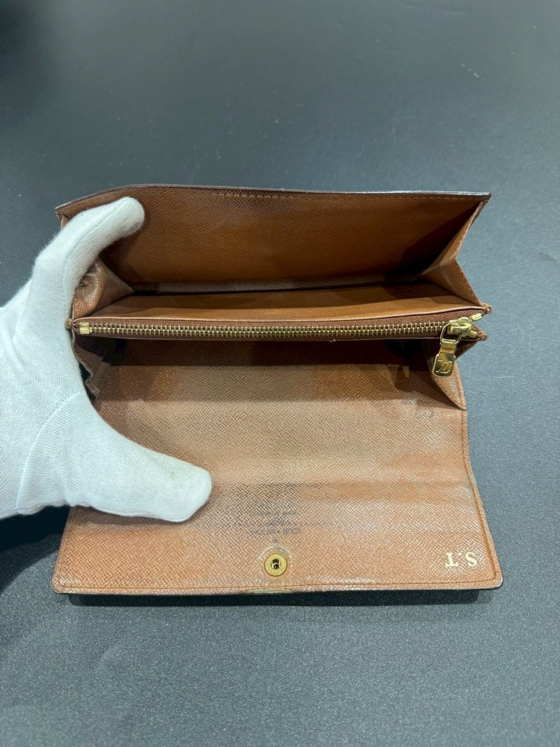  ルイヴィトン モノグラム ポシェットポルトモネクレディ 長財布 小物