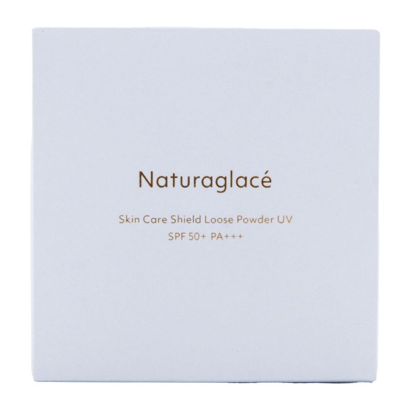 naturaglace ナチュラグラッセ スキンケアシールド ルースパウダー UV 02 ラベンダーピンク SPF50+ PA+++ パフ付き[ネコポス]