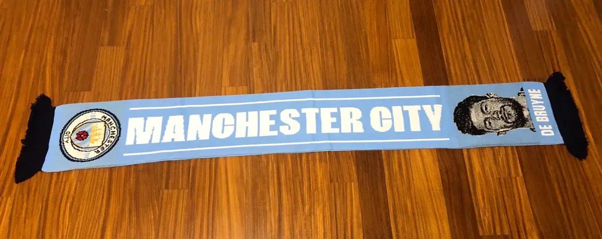  マンチェスター シティ KEVIN ケビン デブライナー スカーフ 記念グッズ サッカー フットサル