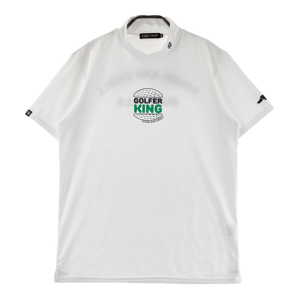 サイズ M ROUGH-SWELL ラフアンドスウェル モデル ハイネック 半袖Tシャツ カモノハシ ホワイト系 240101555213 ゴルフウェア メンズ ストスト