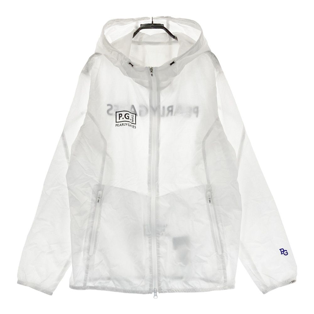 サイズ 6 PEARLY GATES パーリーゲイツ モデル フード付 ジャケット PERTEX QUANTUM AIR ホワイト系 240101557324 ゴルフウェア メンズ ストスト