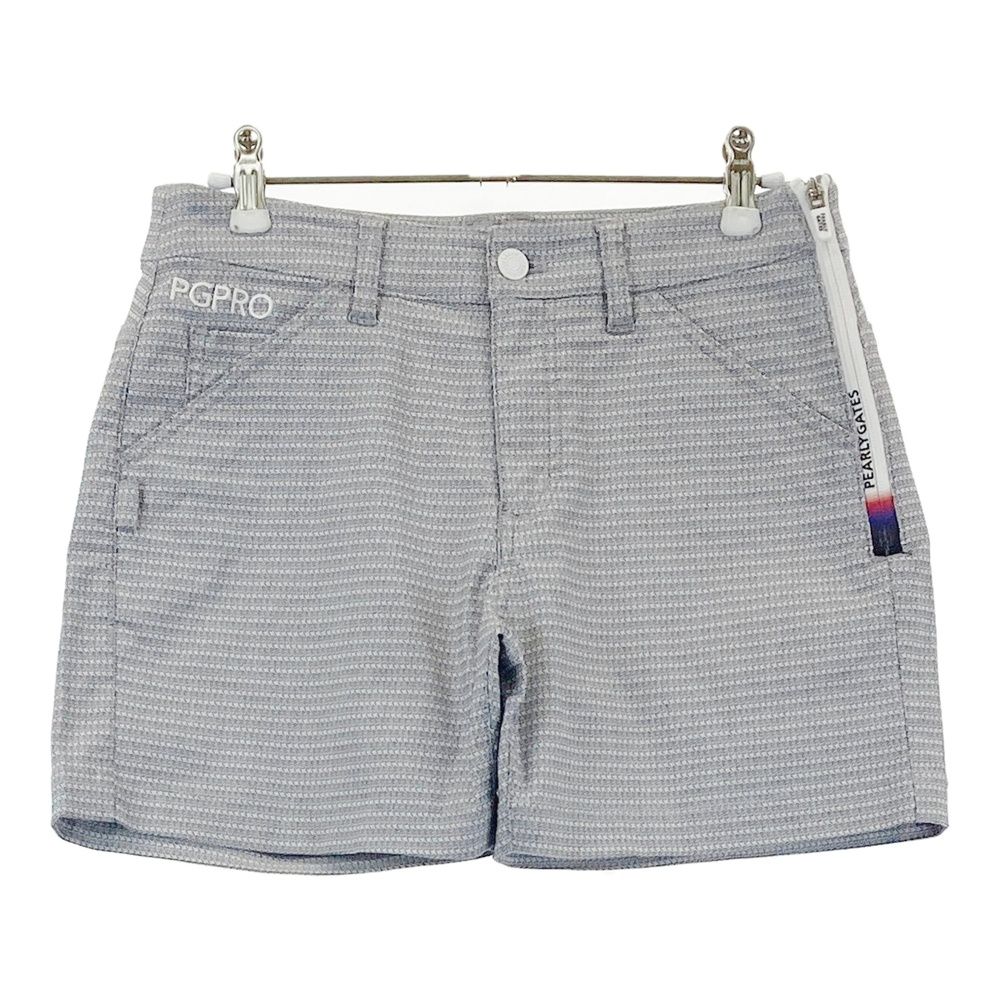 サイズ 0 PEARLY GATES パーリーゲイツ モデル ショートパンツ 総柄 ネイビー系 240101558917 ゴルフウェア レディース ストスト