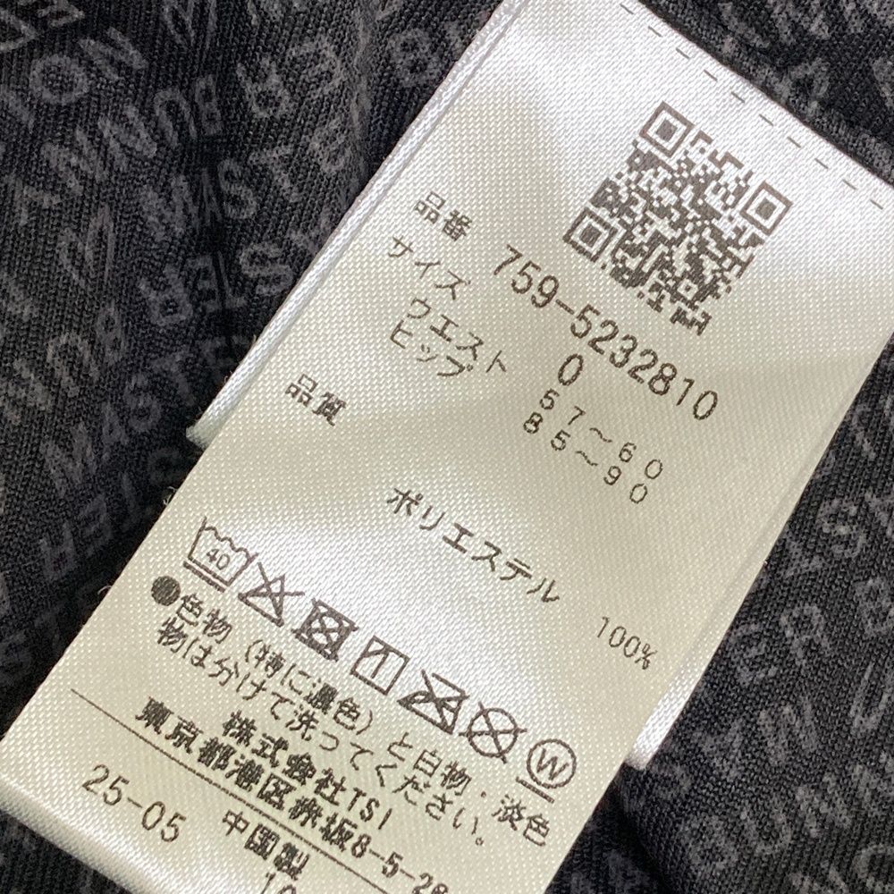  サイズ 0 MASTER BUNNY EDITION マスターバニーエディション ショートパンツ ブラック系 ゴルフウェア レディース ストスト パンツ レディースウェア