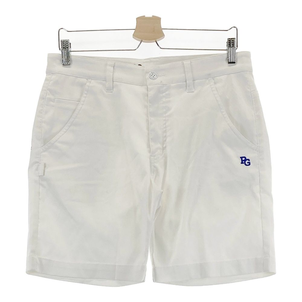 サイズ 4 PEARLY GATES パーリーゲイツ モデル バックプリント ストレッチハーフパンツ ホワイト系 240101561445 ゴルフウェア メンズ ストスト