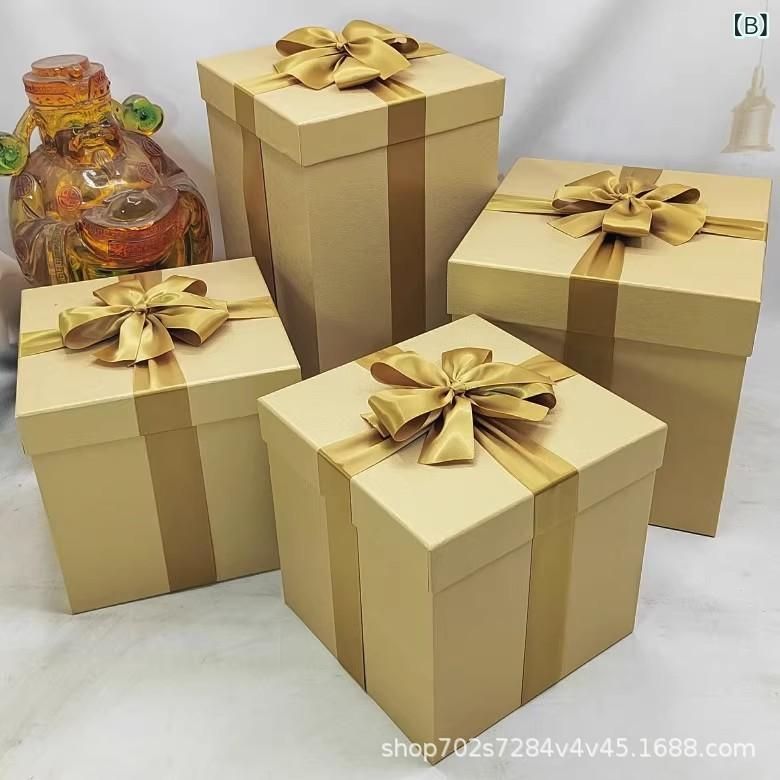 ギフトボックス クリスマス 誕生日 プレゼント 包装ボックス 大容量 ゴールド レッド ピンク ブルー パープル ウェディング 結婚式 イベン