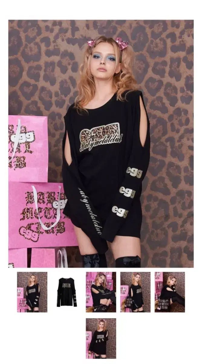 Babymetalclubトゥインクル CUT ロングスリーブTシャツ ブラック ベーメク