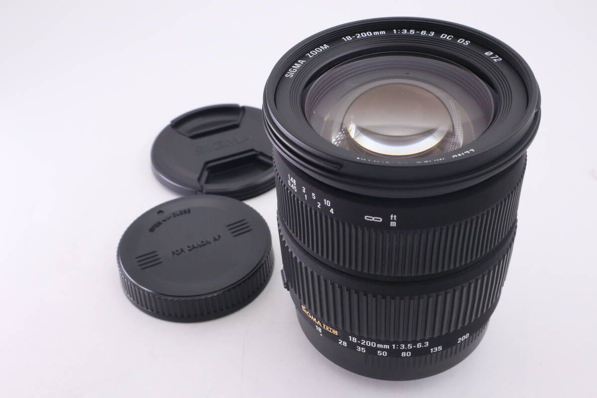 SIGMA AF 18-200mm f3.5-6.3 DC OS シグマ キャノンマウント AFレンズ f11056