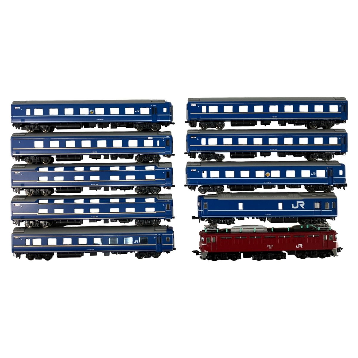 KATO 10-822 10-823 EF81形 電気機関車 24系 寝台特急 あけぼの 10両