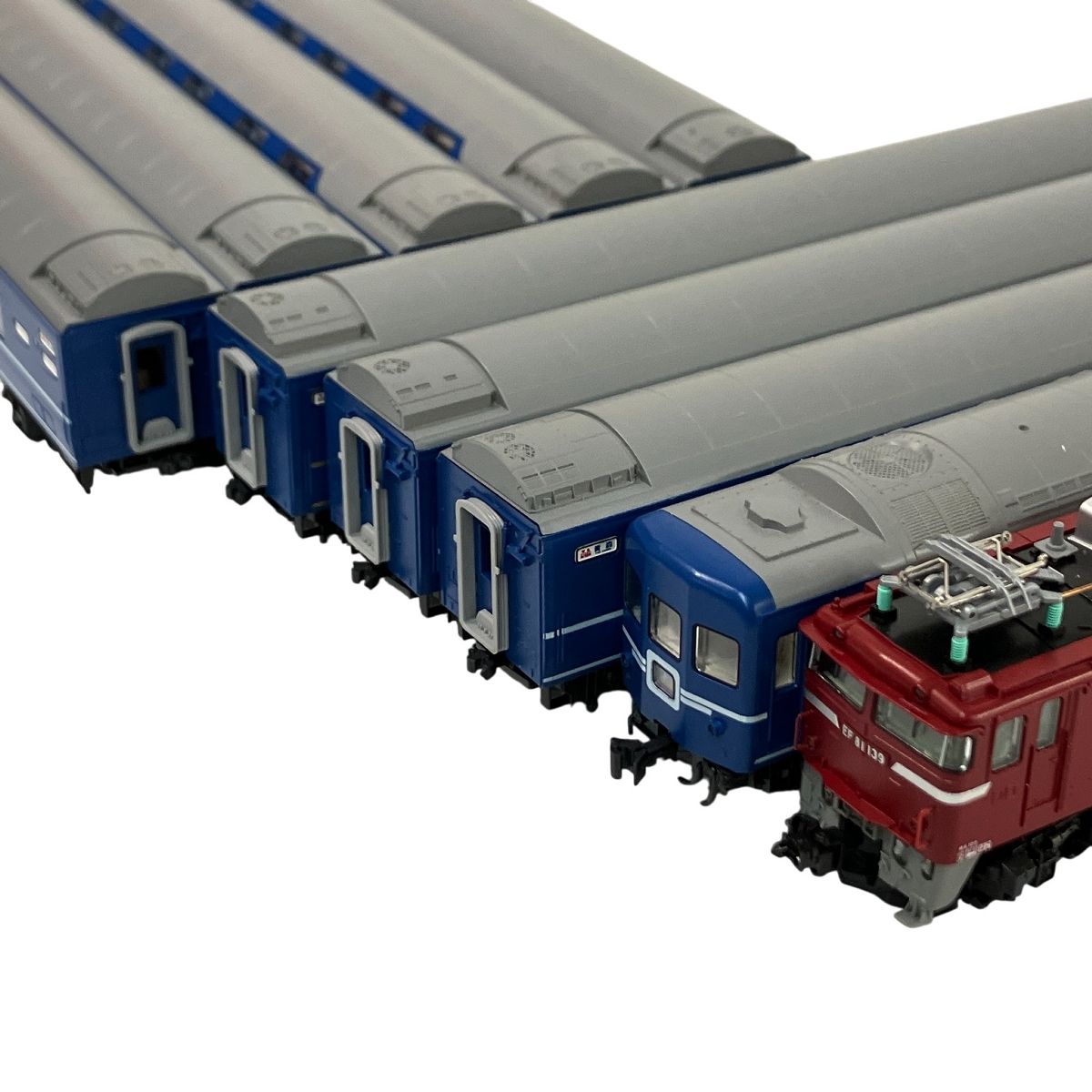 KATO 10-822 823 24系あけぼの9両フル編成＋EF81 ヒサシ付き KATO 10