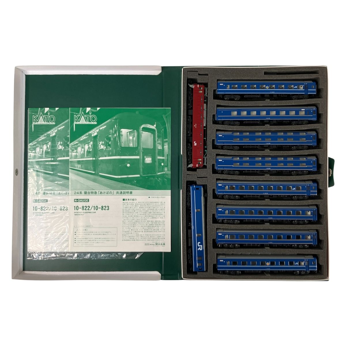 KATO 10 822 823 EF 81形 電気機関車 24系 寝台特急 あけぼの 10両セット Nゲージ 鉄道模型