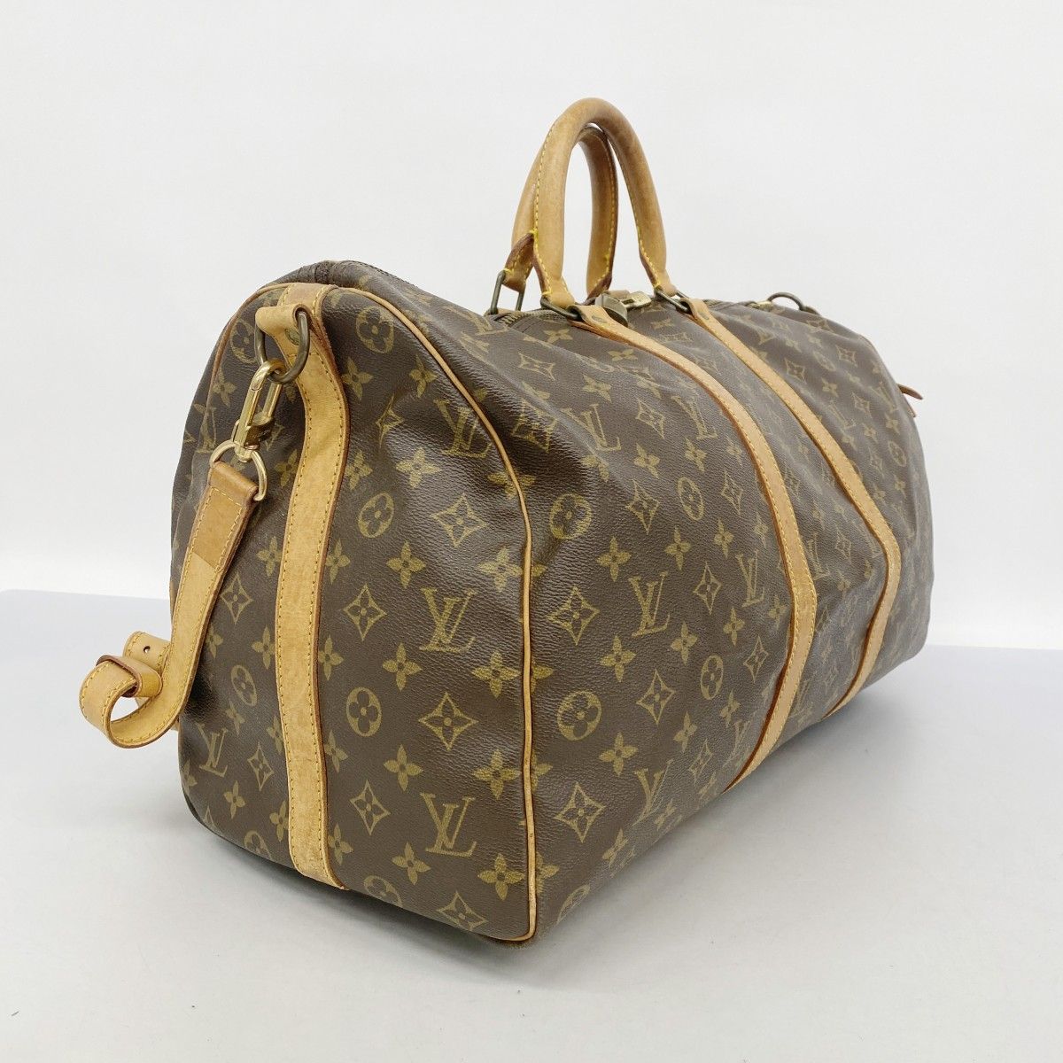 5oc1618 ルイヴィトン ボストンバッグ モノグラム キーポルバンドリエール50 M41416 ブラウン メンズ レディース ユニセックス