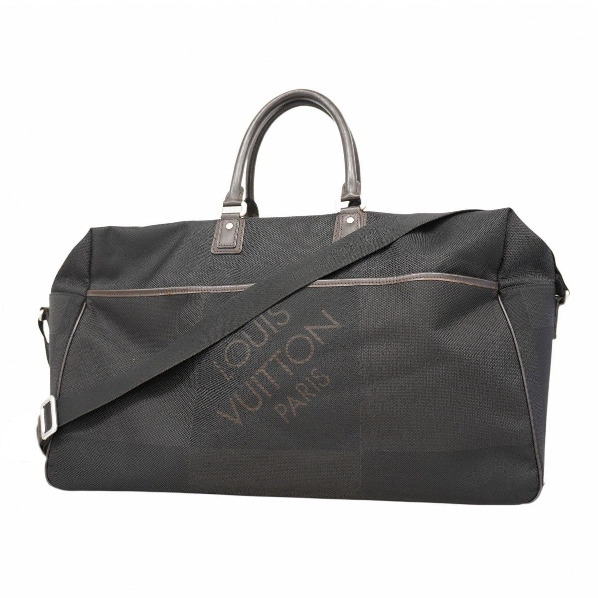 5 oc 1709 ルイヴィトン ボストンバッグ ダミエ ジェアン スヴラン M 93227 ノワール メンズ