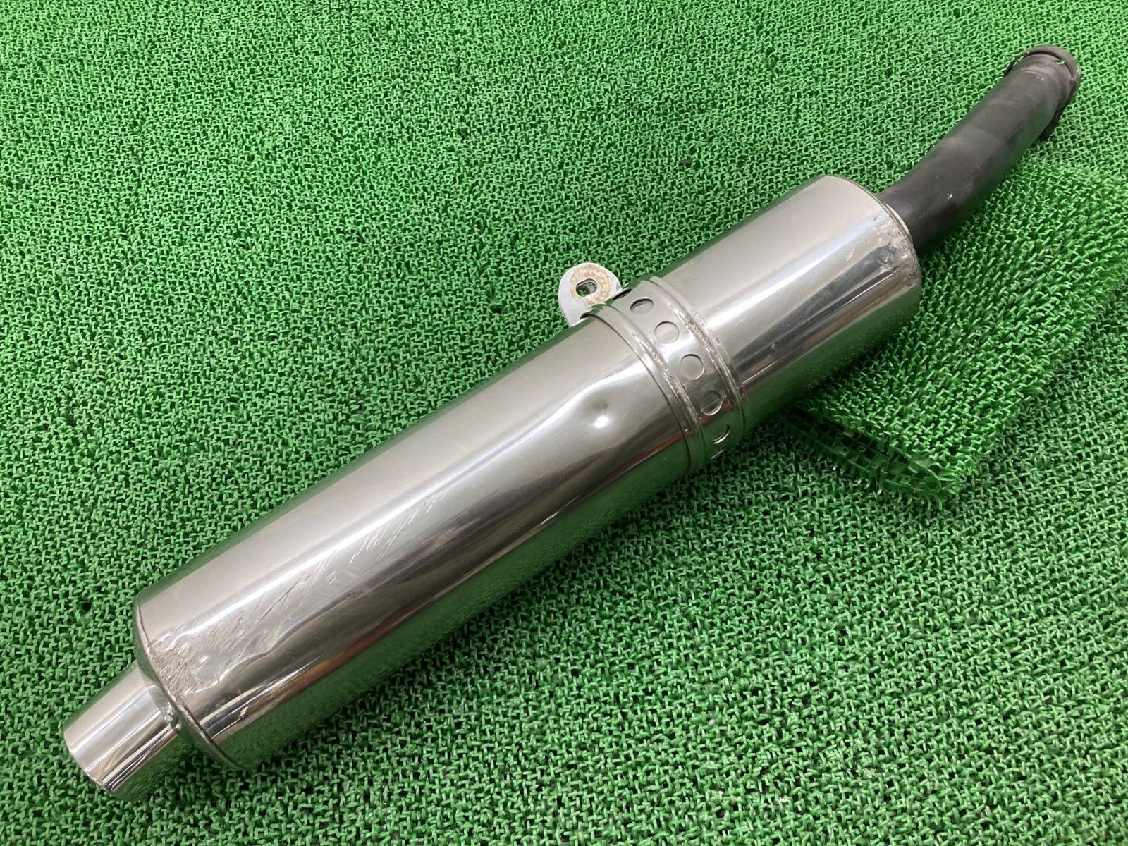 XJR 400 R サイレンサーマフラー 4 HME ヤマハ バイク 部品 RH 02 J 修復素材やカスタム素材に 品薄 品 車検 Em