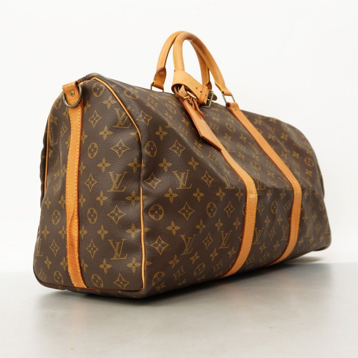 5oc1467 ルイヴィトン ボストンバッグ モノグラム キーポルバンドリエール50 M41416 ブラウン メンズ レディース ユニセックス