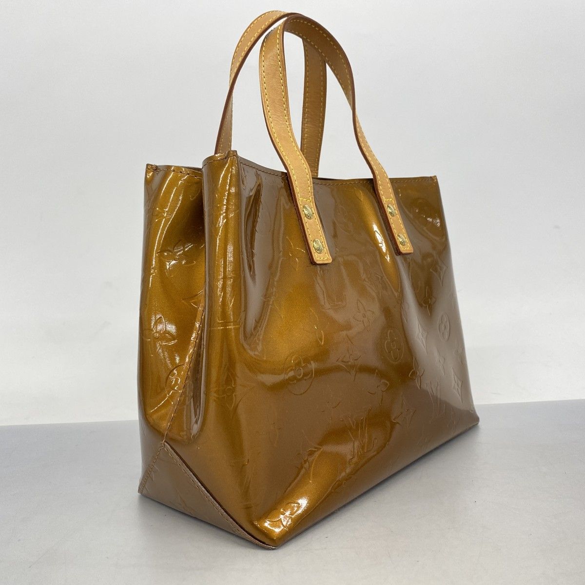 5oc1701 ルイヴィトン ハンドバッグ ヴェルニ リードPM M91146 ブロンズ レディース