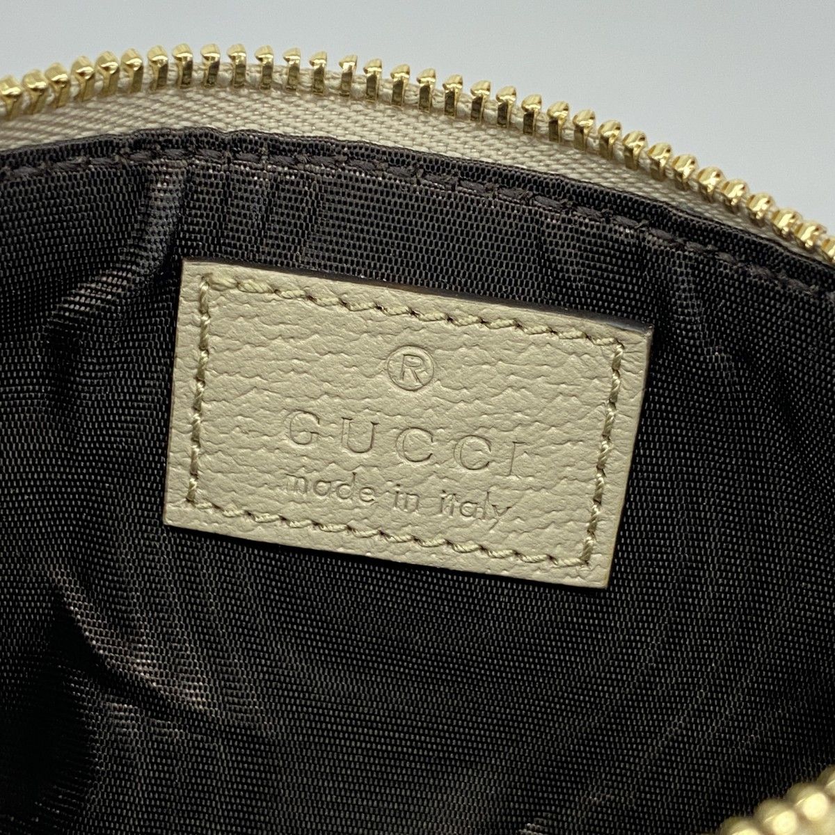  5 oc 1749 グッチ コインケース GGスプリーム 772321 PVC アイボリー ゴールド金具 メンズ レディース ユニセックス コインケース 小銭入れ 小物