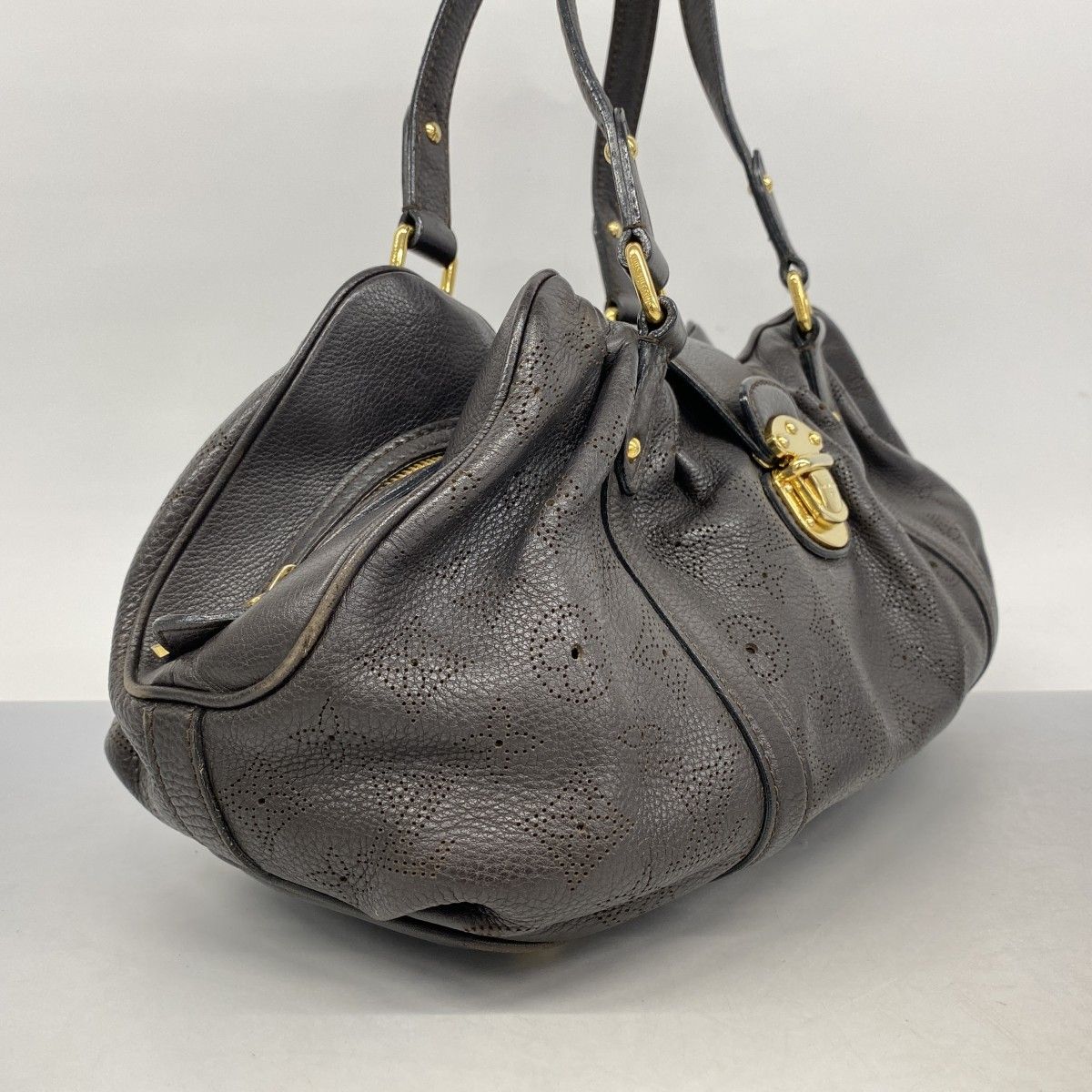 5oc1740 ルイヴィトン ハンドバッグ マヒナ ルナーPM M97051 ショコラ レディース